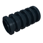 Гофрована труба 2L - 1.6 см - Black
