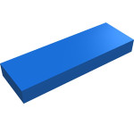 Тайл 1x3, прямокутник - Blue