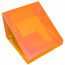 Слоуп 1x1 2/3 - Trans-Orange