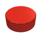 Тайл 1x1, круглий - Red