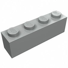 Брік 1x4 - Light Gray