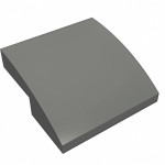 Слоуп закруглений 2x2x2/3 - Dark Bluish Gray