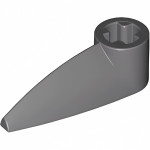 Технік зуб 1x3, від вісь - Dark Bluish Gray