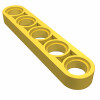 Ліфтарм тонкий на 5 - Yellow