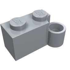 Шарнір-брік 1x2 (основа) - Light Bluish Gray