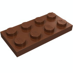 Плейт 2x4 - Reddish Brown