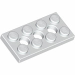 Технік плейт 2x4 - White