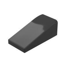 Слоуп 2x1 2/3 (18 градусів) - Black