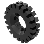 Покришка 43x17 - Black