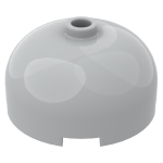 Брік круглий 3x3, верх - Light Bluish Gray