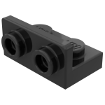 Плейт г-подібний 1x2x1x2 (вверх) - Black