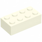 Брік 2x4 - White