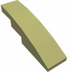 Слоуп закруглений 4x1 - Olive Green