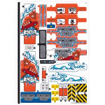 Наліпки з набору LEGO Technic 42128