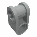 Конектор 2L під пін + вісь - Light Gray