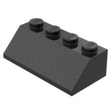 Слоуп 2x4 (45 градусів) - Black