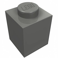 Брік 1x1 - Dark Bluish Gray
