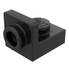 Плейт г-подібний 1x1x1x1 (вверх) - Black