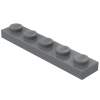 Плейт 1x5 - Dark Bluish Gray