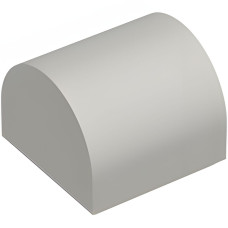 Слоуп закруглений 1x1 2/3 - Light Bluish Gray