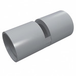 Конектор під пін на 2 з розрізом - Light Bluish Gray