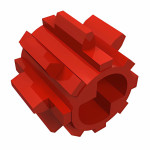 Шестерня на 8 посилена (без тертя) - Red