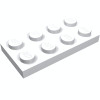 Плейт 2x4 - White