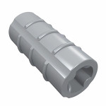 Конектор під вісь на 2 (x) - Light Bluish Gray