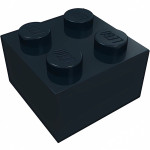 Брік 2x2 - Black