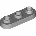 Плейт 1x3, закруглений  - Light Bluish Gray