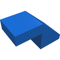 Слоуп 2x1 (виріз 2/3 знизу) - Blue