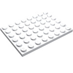 Плейт 6x8 - White