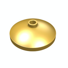 Тарілка 3x3 - Metallic Gold