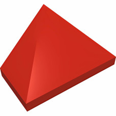 Слоуп 2x1 (половина піраміди) - Red