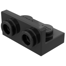 Плейт г-подібний 1x2x1x2 (вверх) - Black