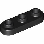 Плейт 1x3, закруглений - Black