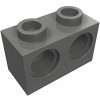 Технік брік 1x2 (під 2 піни) - Dark Bluish Gray