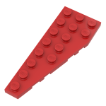 Плейт клиноподібний 8x3 (лівий) - Red