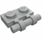 Плейт 1x2, з поручнем (відкритим) - Light Gray
