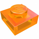 Плейт 1x1 - Trans-Orange