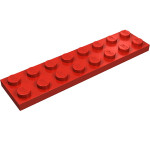 Плейт 2x8 - Red