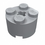 Брік круглий 2x2 - Light Bluish Gray