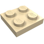 Плейт 2x2 - Tan