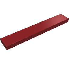 Тайл 1x6, прямокутник - Dark Red