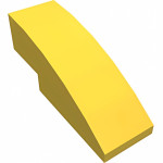 Слоуп закруглений 3x1 - Yellow