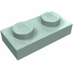 Плейт 1x2 - Sand Green