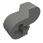 Центр колінвалу - Dark Bluish Gray