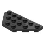 Плейт клиноподібний 3x6 - Black