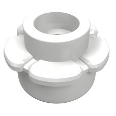 Квітка 1x1 (5 пелюсток) - White
