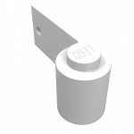 Двері 1x3x1 - ліві - White